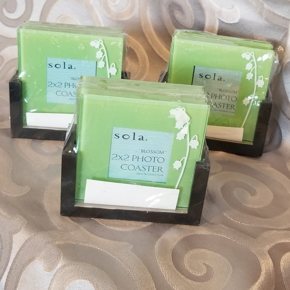 Sola photo coasters